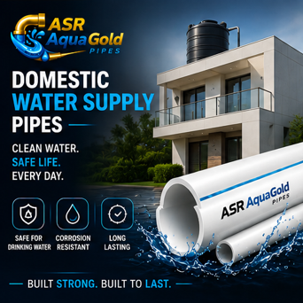 Domestic Water Supply Pipes – ASR AquaGold