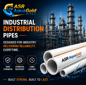 Industrial Distribution Pipes – ASR AquaGold
